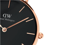 Armbanduhr Daniel Wellington Dame Petite Melrose in Stahl DW00100303 - DW00100303